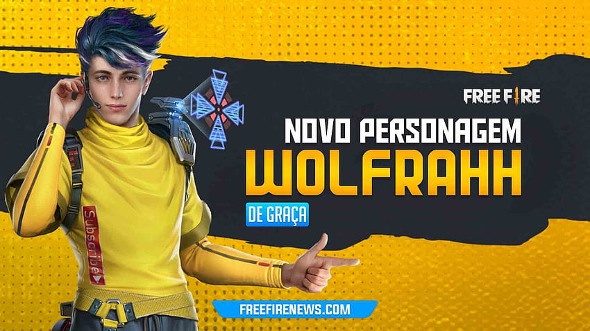 Wolfrahh: Concorra a ganhar o Novo Personagem do Fire, wolfram in fire HD wallpaper