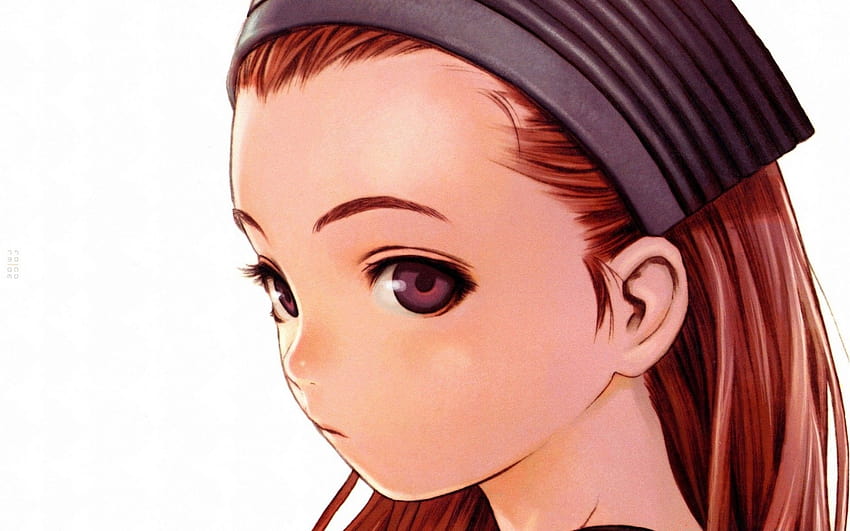 Anime Girl With Brown Hair And Brown Eyes, 茶色の目と茶色の髪の女の子 高画質の壁紙