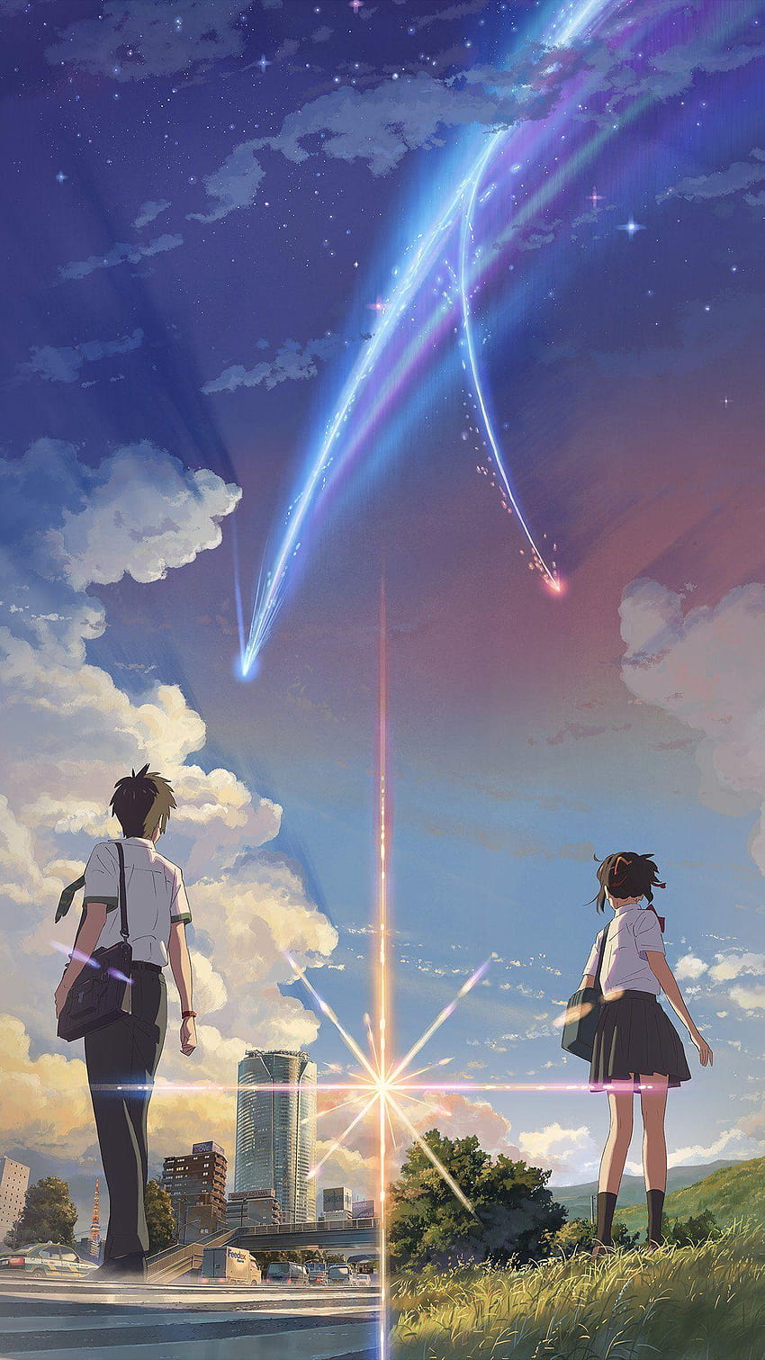 Junge und Mädchen Anime Art Spring Cute Android, Anime Junge und Mädchen HD-Handy-Hintergrundbild