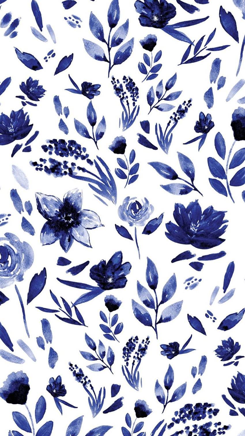 Flores Azuis de BFB Papel de parede de celular HD
