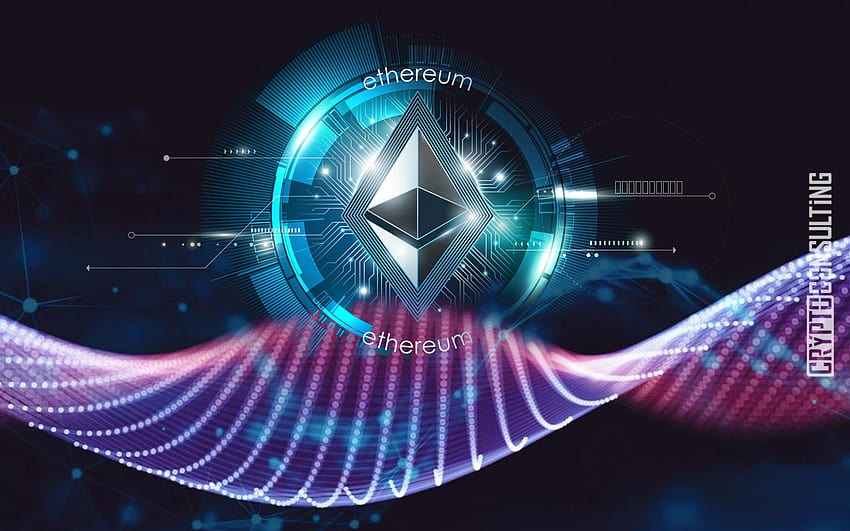 Ethereum, Konzepte, Blockchain, Emblem, Blockchain HD-Hintergrundbild