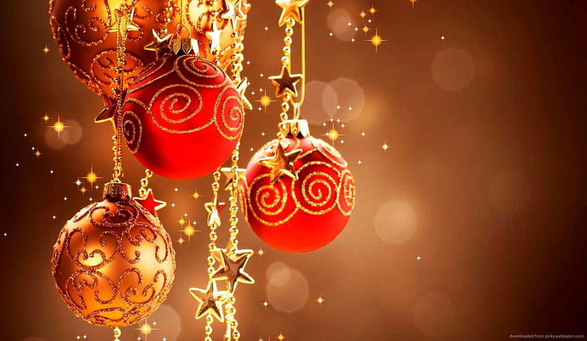 Christmas Ornaments, diamond christmas decorations HD wallpaper