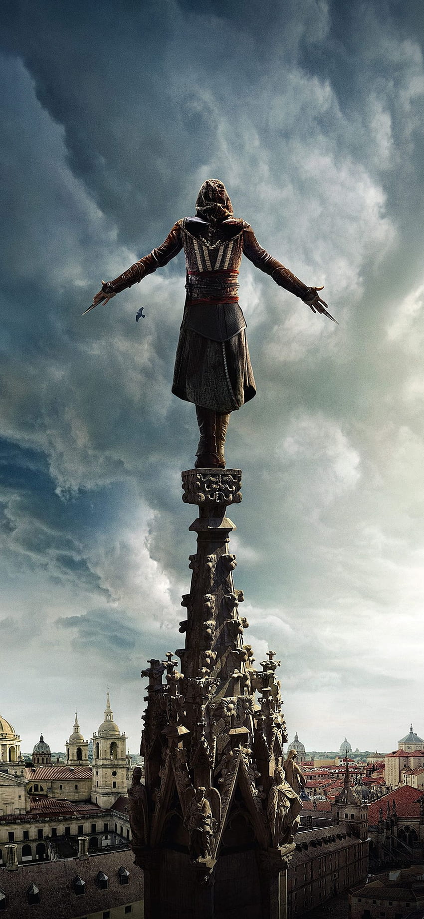 Ilustracja plakatu filmowego Assasins Creed ...jak Tapeta na telefon HD