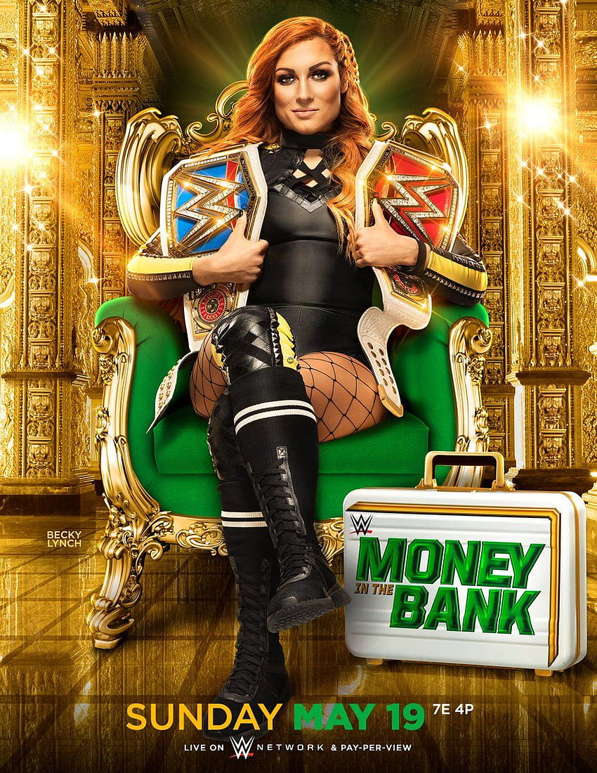 Official 2019 MITB poster : SquaredCircle, the man becky lynch HD phone ...