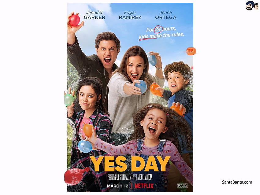 Netflix`s American comedy film, `Yes Day`, directed by Miguel Arteta HD wallpaper