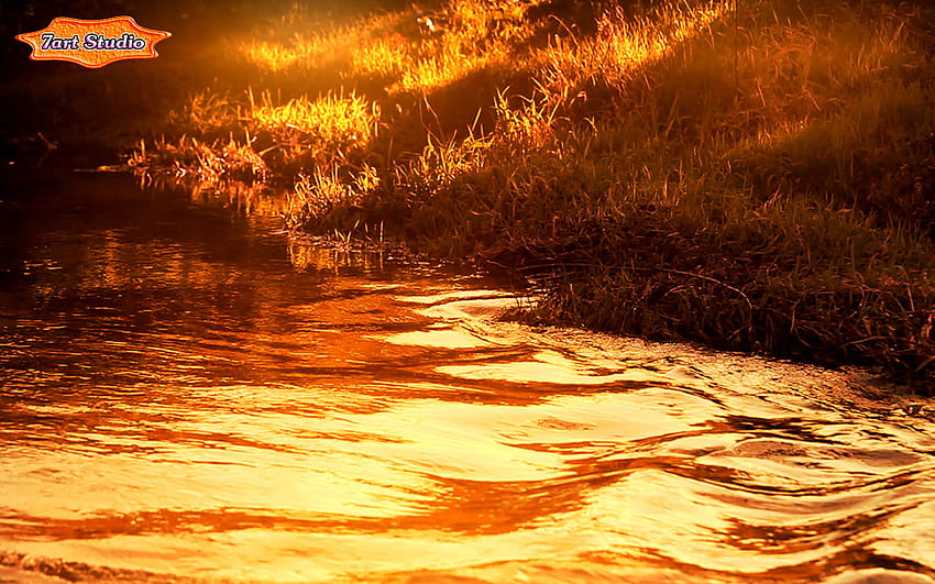 Glitter Autumn River screensaver and live animated for Windows and Android,  autumn animation HD wallpaper | Pxfuel