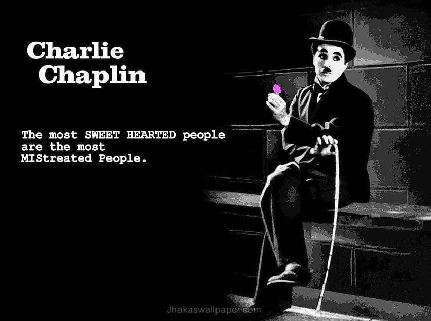 Charlie Chaplin Best Life Quotes HD wallpaper