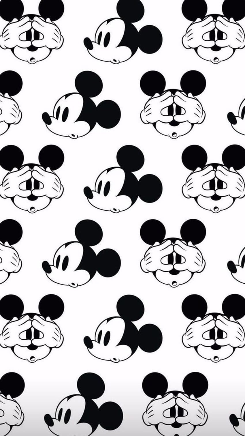 N descubierto por ⊱ ♛, mickey mouse pattern HD phone wallpaper | Pxfuel