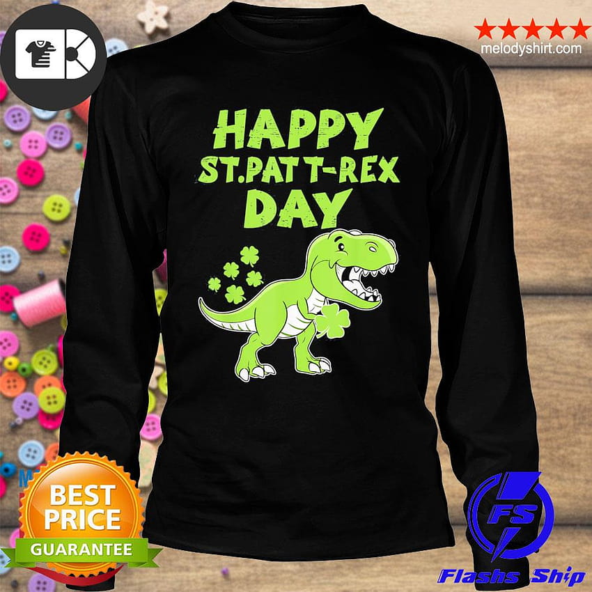 Camiseta oficial feliz St Pat Trex Day Dino St Patricks Day, moletom, suéter, camiseta de manga longa Papel de parede de celular HD