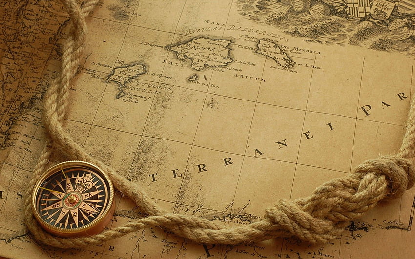 Peta Indiana Jones, peta harta karun kuno Wallpaper HD