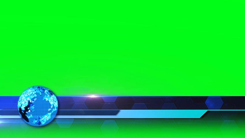 Niższa trzecia wiadomość】 Tła wideo Zielony ekran, zielone tło ekranu Tapeta HD