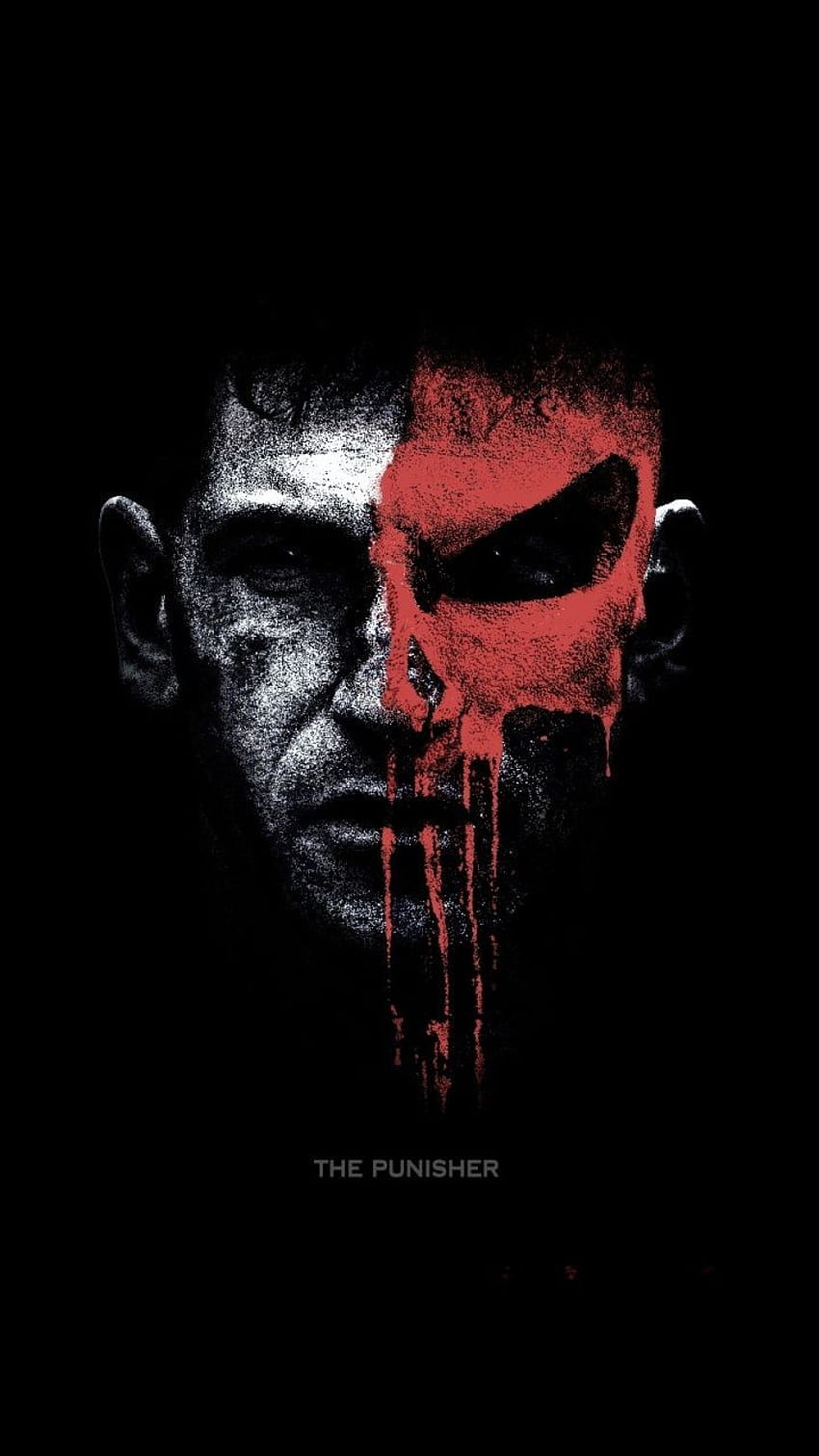 The Punisher, dark, superheror, poster, 720x1280, mind blowing android HD phone wallpaper