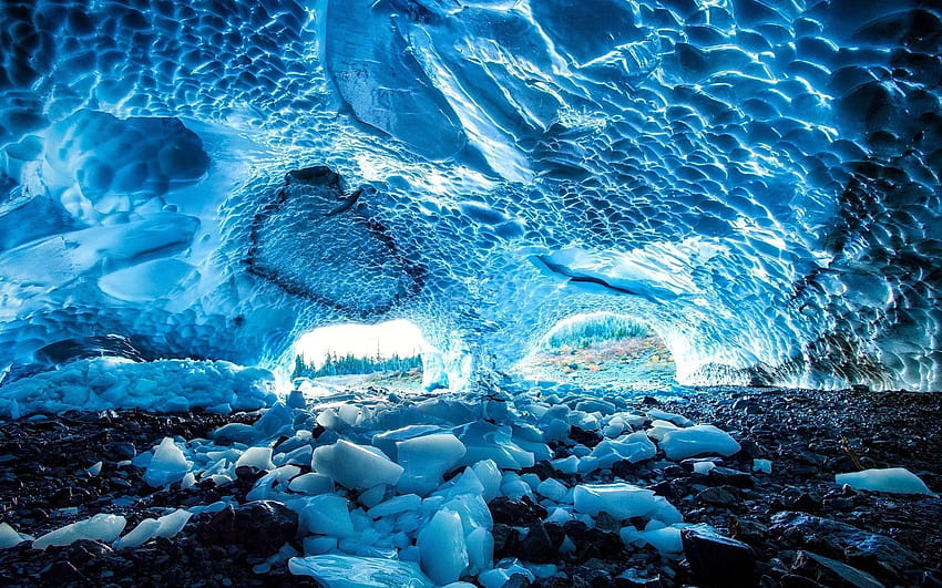 Of Blue Ice Cave HD Wallpaper | Pxfuel