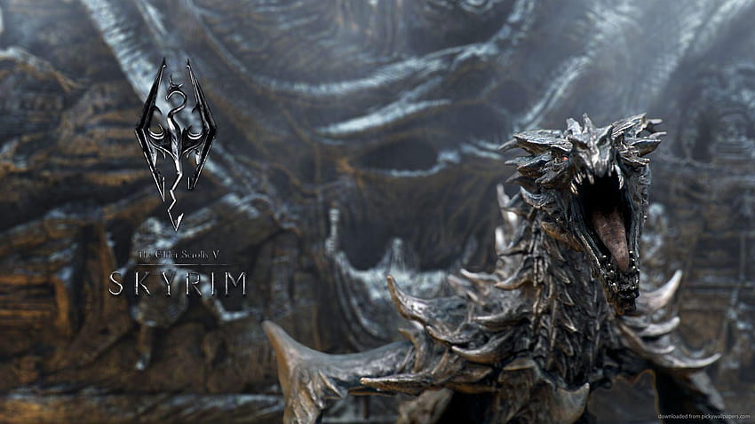 skyrim dragon wallpaper 1920x1080