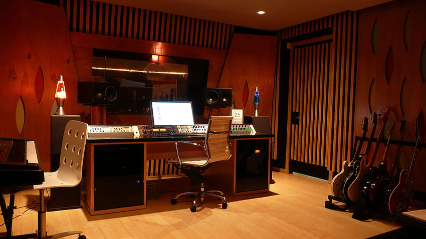 Studio muzyczne, domowe studio nagrań Tapeta HD