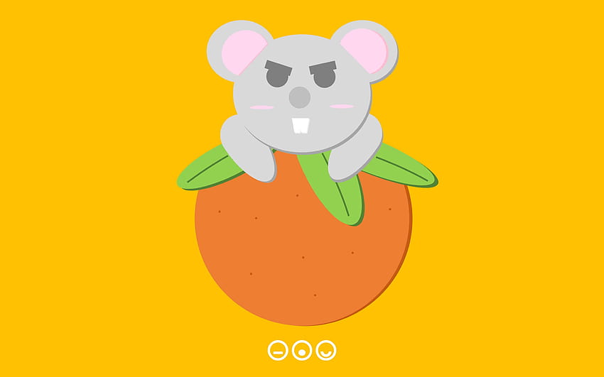 Happy Year of the Rat! your Chinese New Year, cartoon rat HD wallpaper