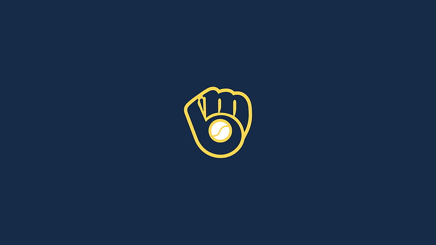 Milwaukee Brewers, лого на пивоварите HD тапет