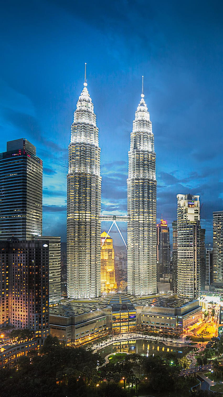 Petronas Twin Towers Android HD phone wallpaper