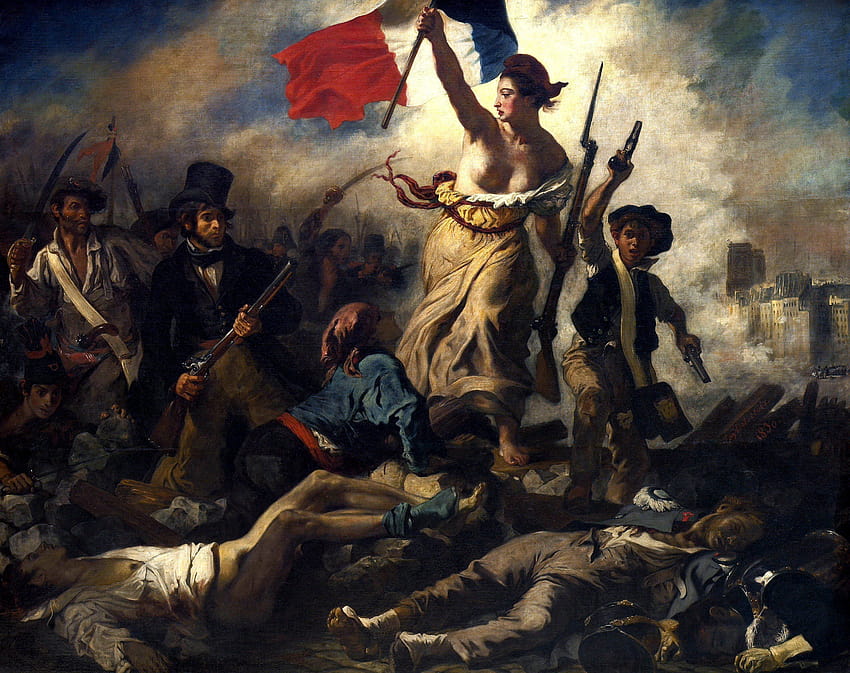 Delacroix, Pintura, La Liberté guidant le peuple, Classic art / and Mobile & papel de parede HD
