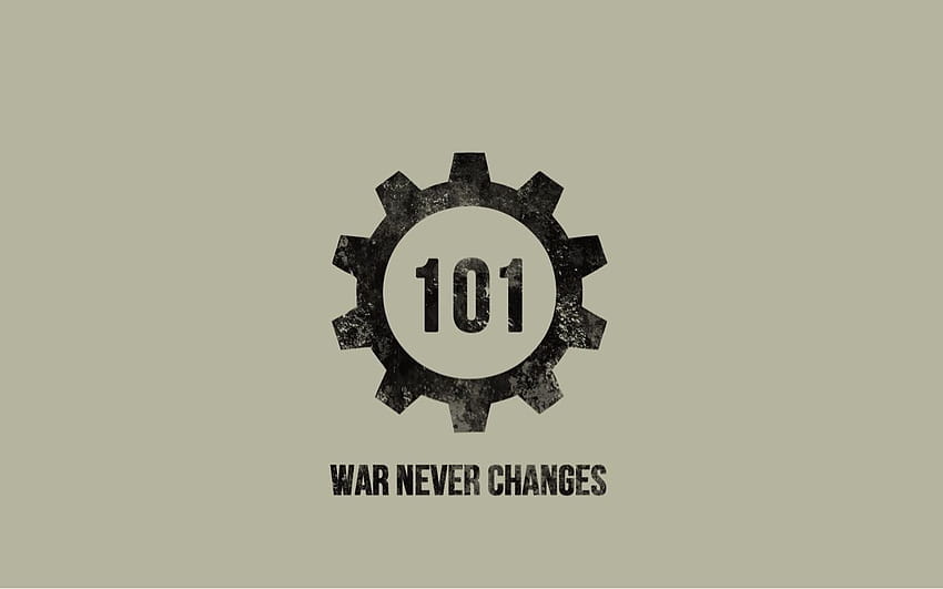War never changes : Fallout HD wallpaper