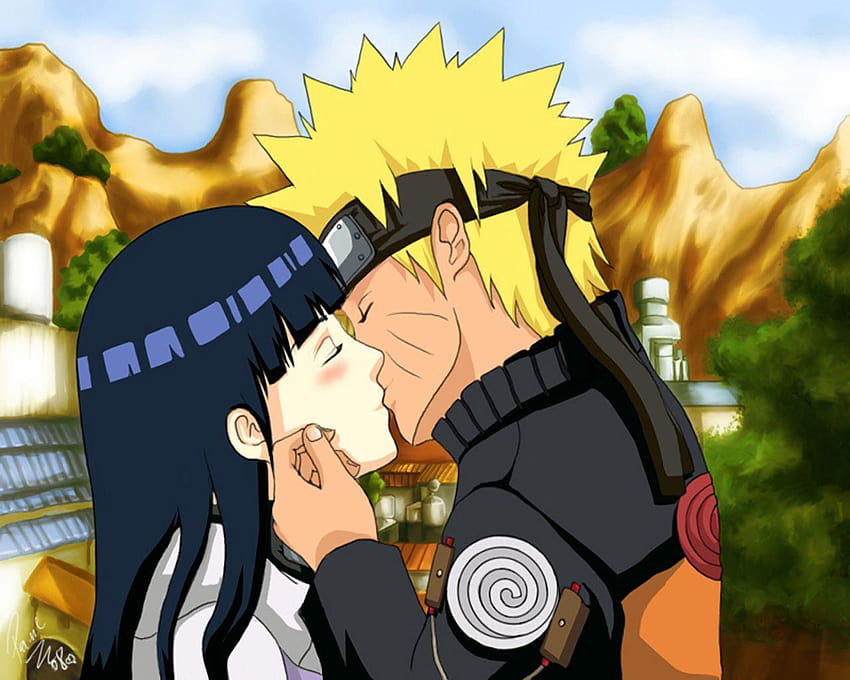 Naruto ama a Hinata, Naruto y Hinata fondo de pantalla