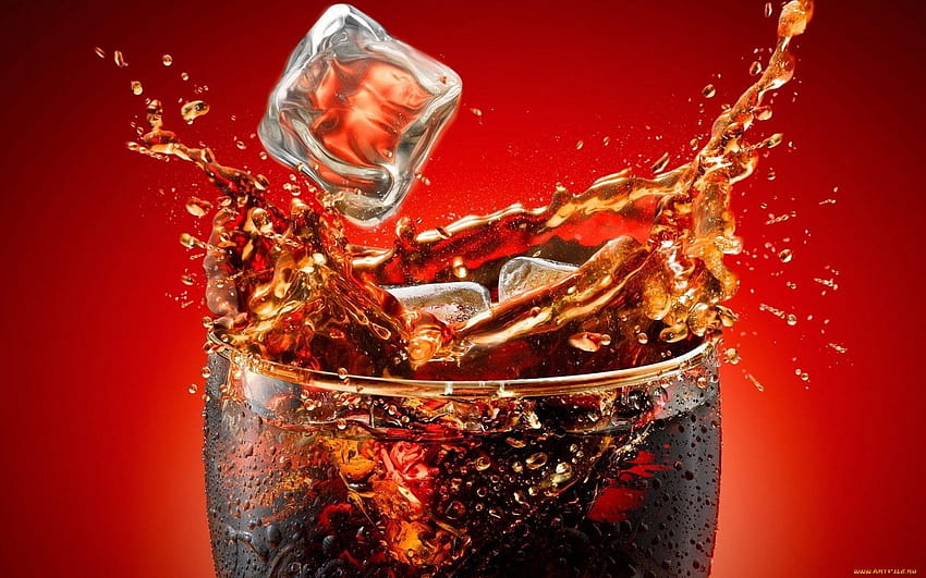 Fresh Cola Ice Drink Mobile HD wallpaper