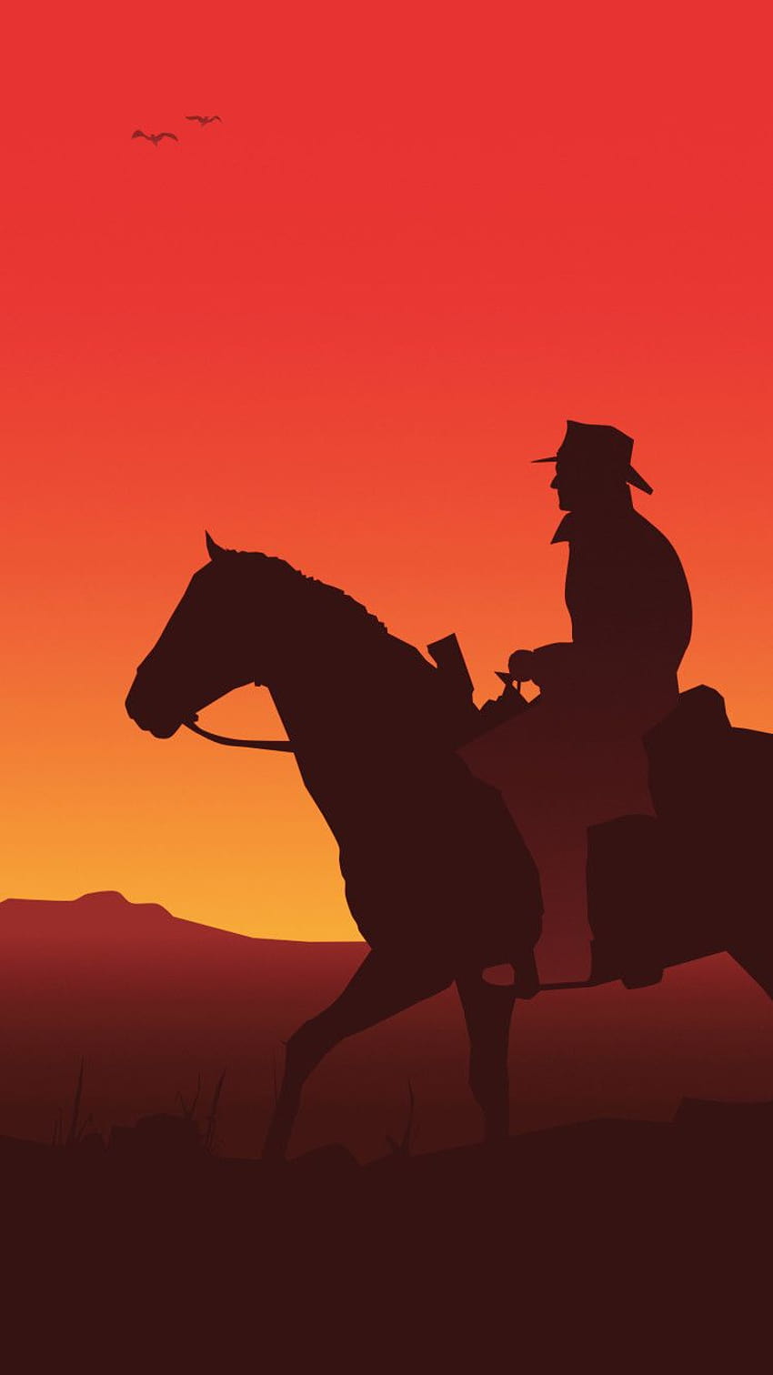 750x1334 Red Dead Redemption 2 Illustration iPhone 6, iPhone 6S, red dead redemption 2 iphone HD phone wallpaper