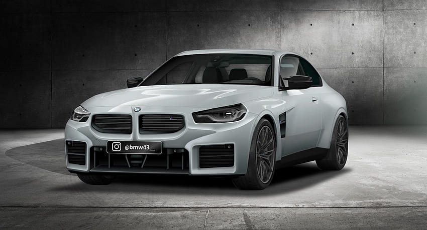 Spyshot BMW G87 M2 baru tampaknya mengonfirmasi desain dalam bocoran, bmw m2 2022 Wallpaper HD