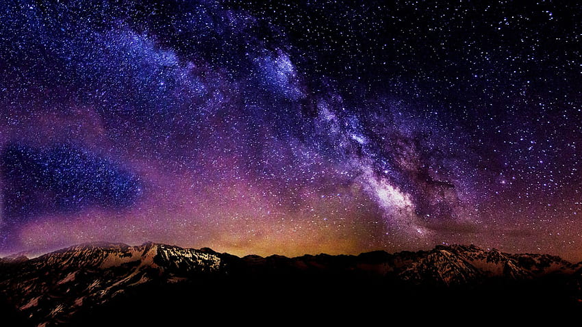 Night Sky Backgrounds WIN10 THEMES [1920x1080] for your , Mobile & Tablet, purple aesthetic night sky HD wallpaper