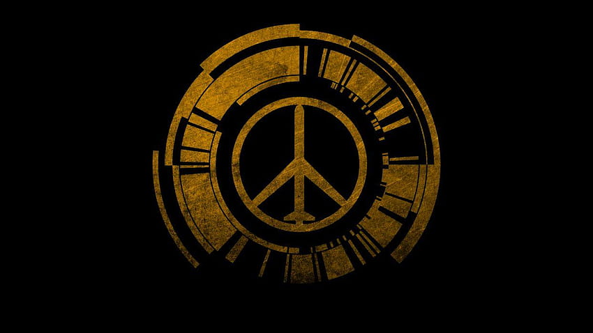 Metal Gear Solid Peace Walker logo, metal logo HD wallpaper