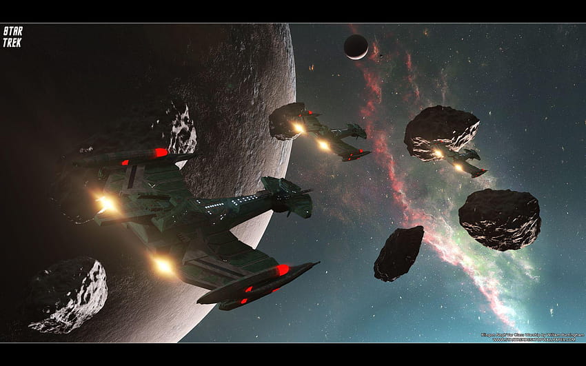Star Trek Klingon Negh'Var Class Warship, fundos legais de navios klingon de Star Trek para Windows 8 papel de parede HD