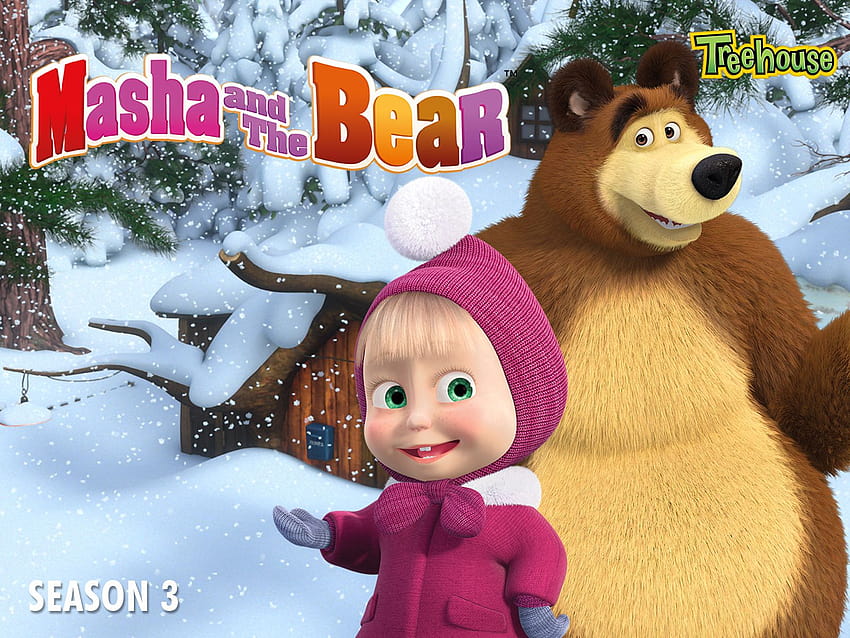 Prime Video: Masha & The Bear, masha and the bear penguin HD wallpaper