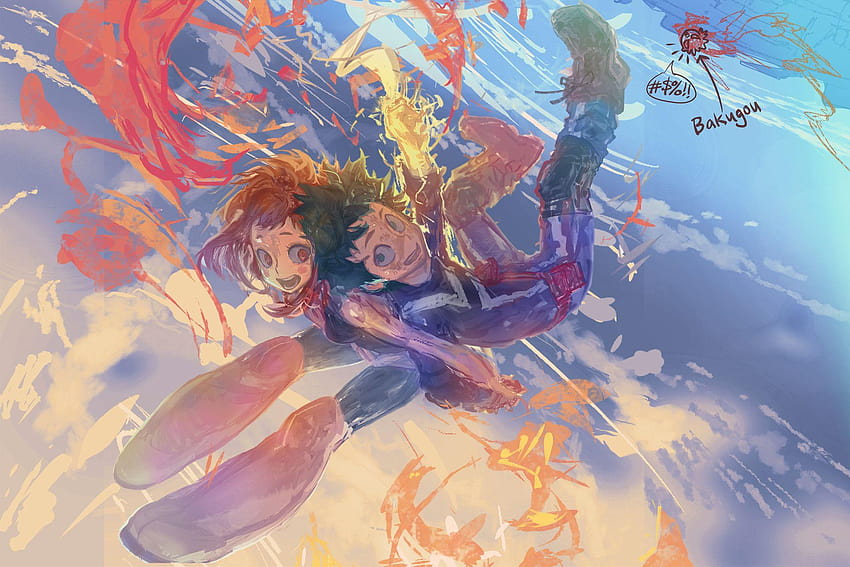 ArtStation, deku and uraraka HD wallpaper | Pxfuel