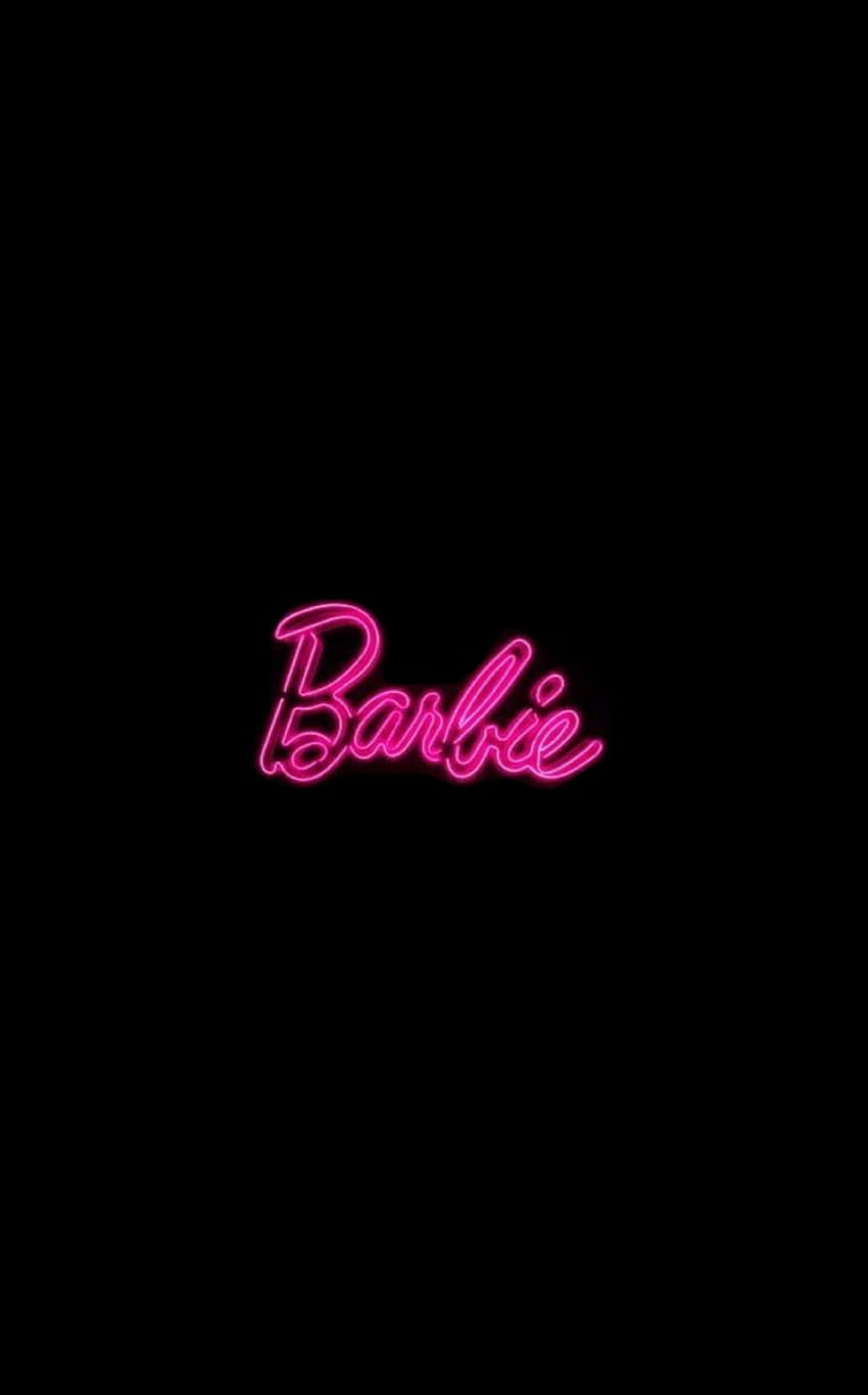 SIGNE BARBIE ROSE NÉON, esthétique barbie Fond d'écran de téléphone HD