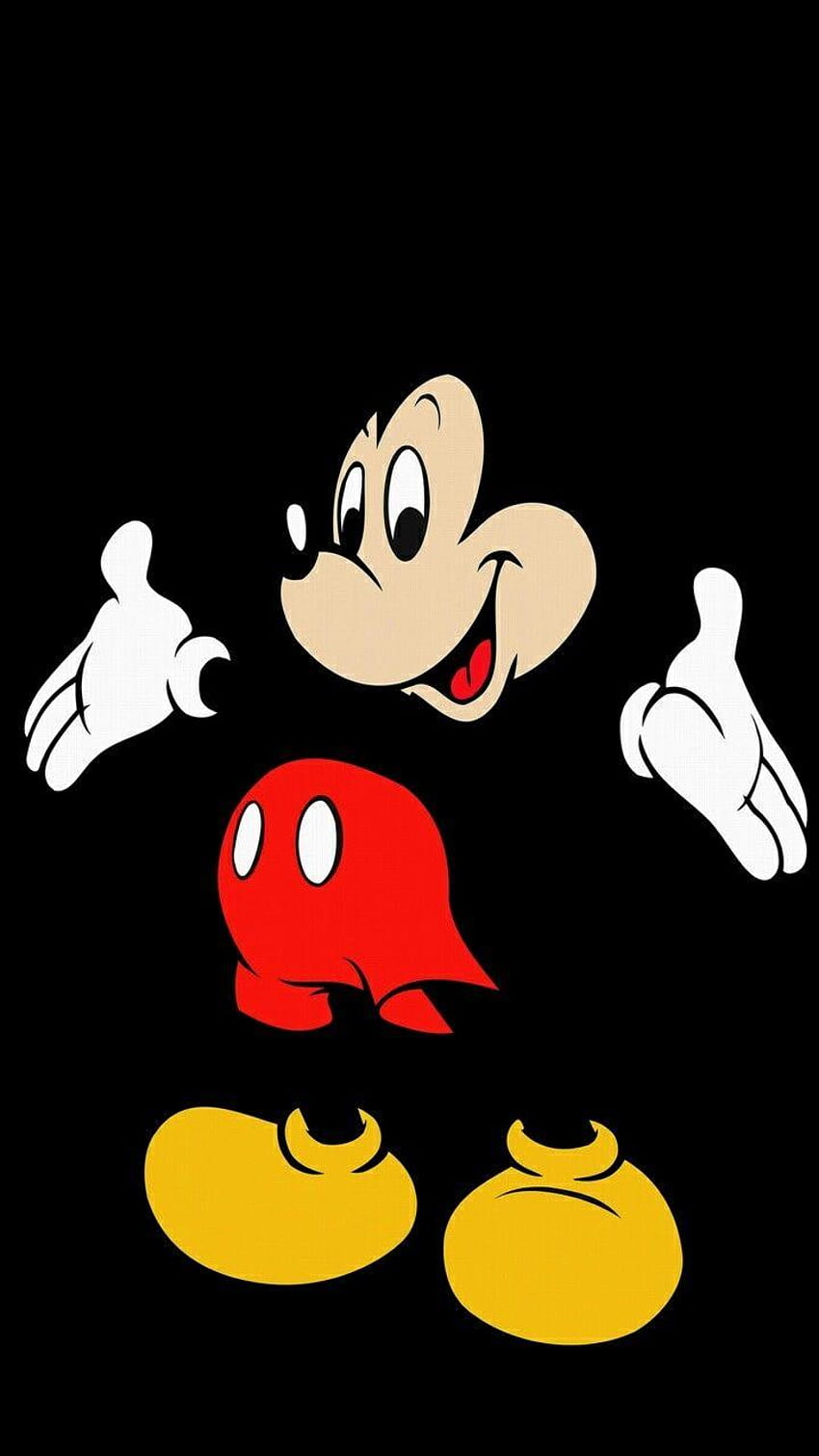 Mickey-Mouse-Telefon, Cartoon-Handy HD-Handy-Hintergrundbild