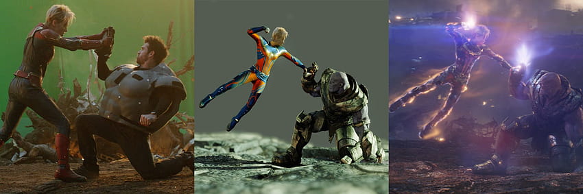 Wie „Avengers: Endgame“ ohne visuelle Effekte aussieht, das Schlachtfeld von „Avengers Endgame“. HD-Hintergrundbild