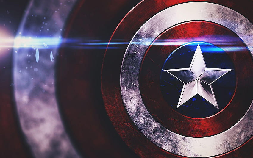 Captain America-Schild HD-Hintergrundbild