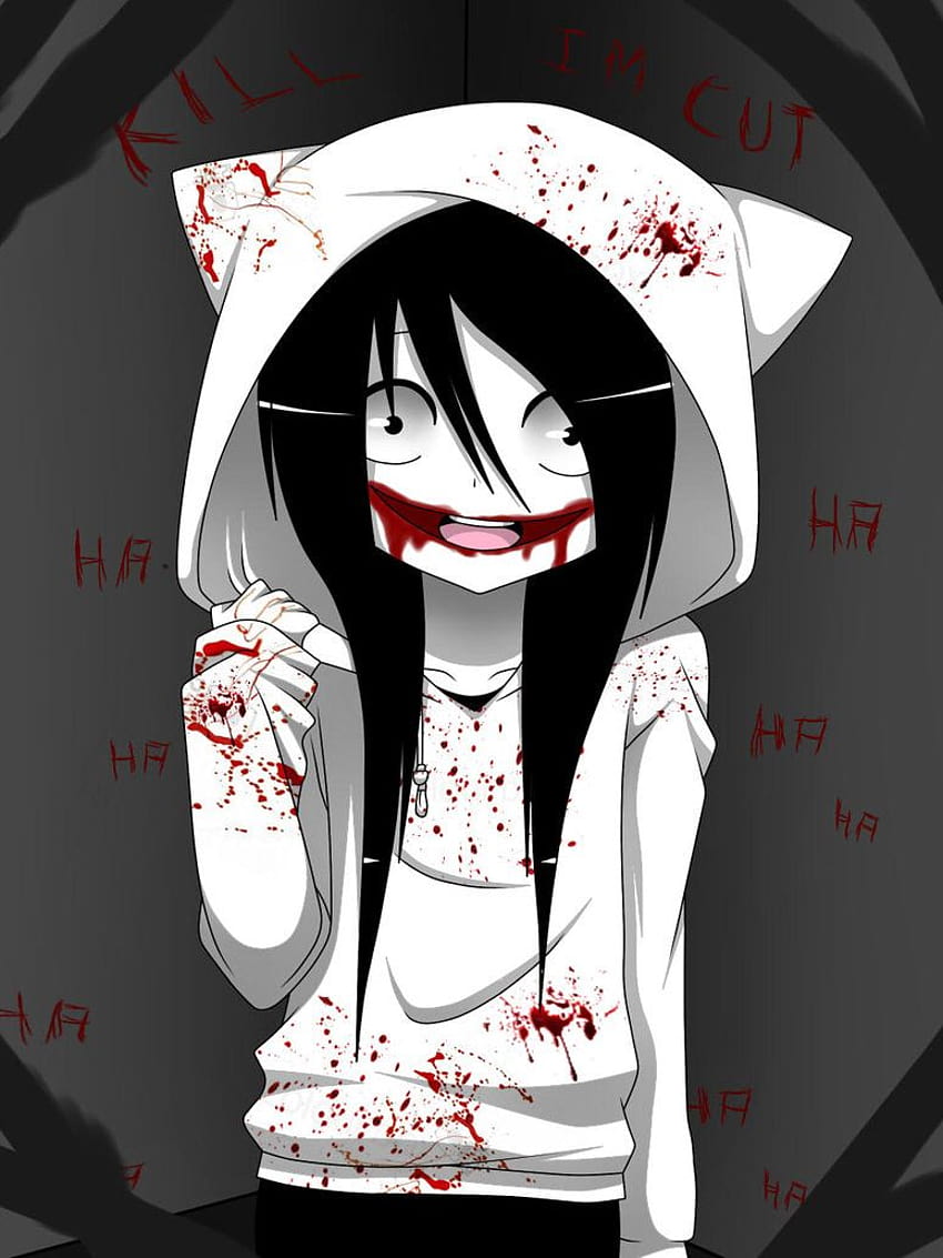 Jeff the Killer creepypasta 37181936 [774x1032, anime kız katili HD telefon duvar kağıdı