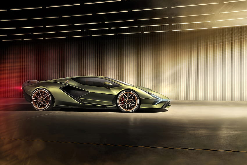 Lamborghini Sian Wallpaper 4K, 8K, Hybrid sports car, 5K