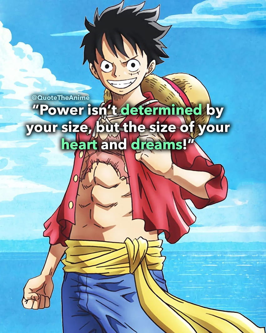 1 Luffy Quotes that Inspire Us HD phone wallpaper