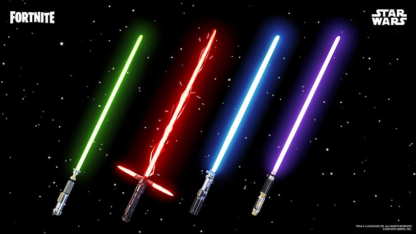 Star Wars Kembali ke Fortnite untuk bulan Mei ...epicgames, mace windu lightsaber Wallpaper HD