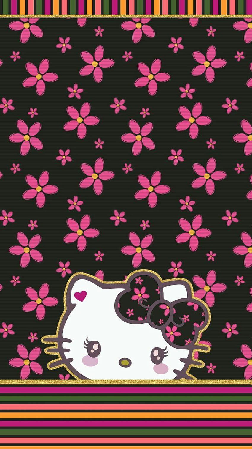 3477 best Hello Kitty, hello kitty pink hitam HD phone wallpaper
