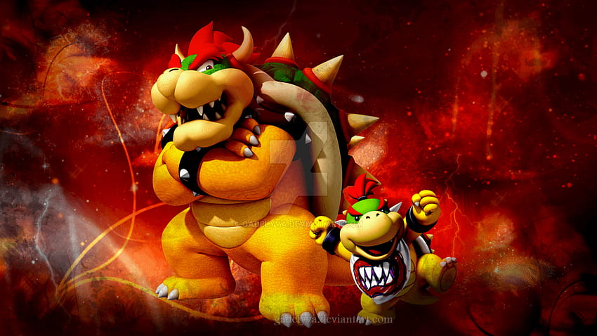 The Super Mario Bros Movie Bowser Wallpaper  Cat with Monocle