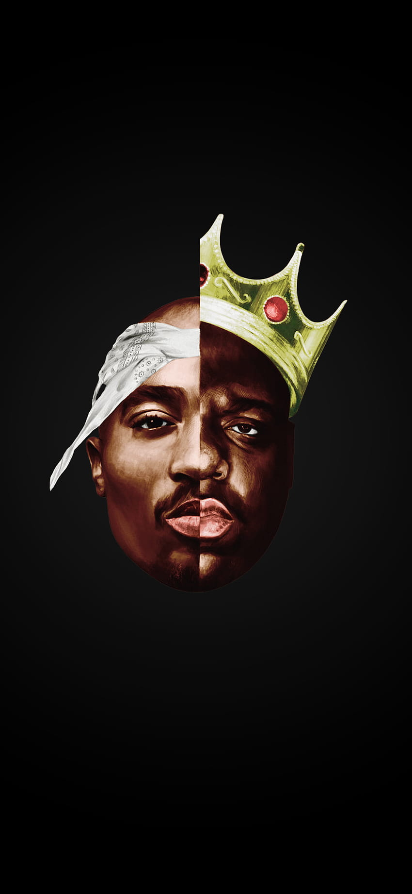 2Pac/The Notorious B.I.G., 2pac и notorious big HD тапет за телефон