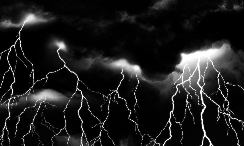 Black Lightning posté par Sarah Simpson, éclair blanc Fond d'écran HD