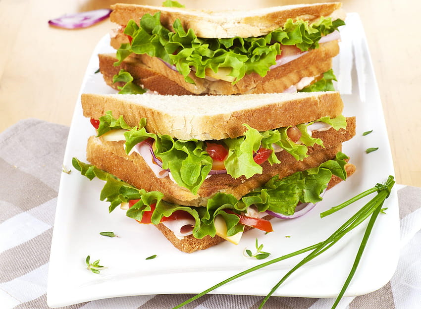 Sandwiches on plate HD wallpapers | Pxfuel