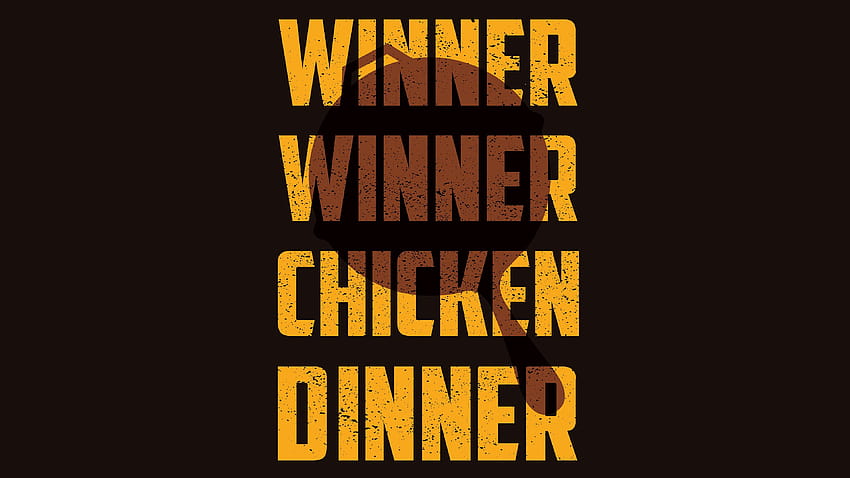 ผู้ชนะอาหารค่ำไก่ผู้ชนะเลิศอาหารค่ำไก่ pubg วอลล์เปเปอร์ HD