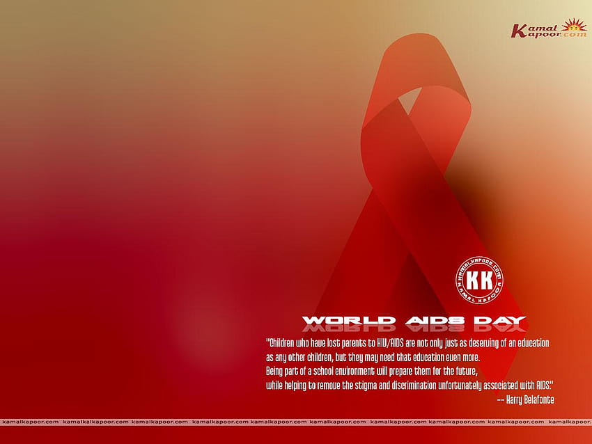 世界エイズデー コンピューターの世界、HIV とエイズ 高画質の壁紙