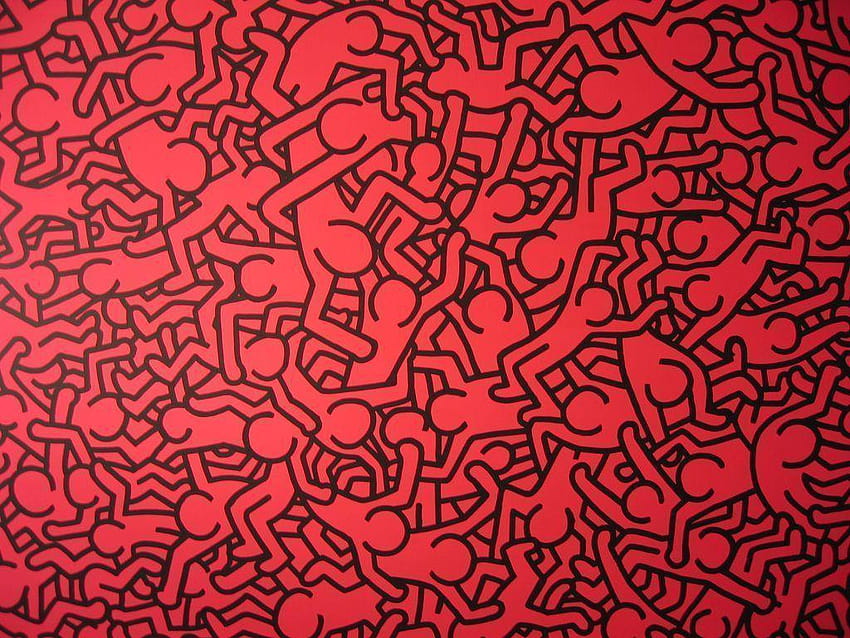 Keith Haring Art HD-Hintergrundbild