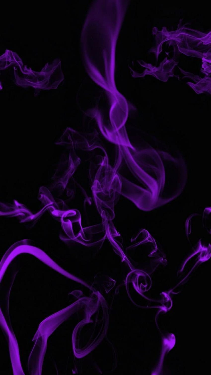 Smoke by Black0rWhite、黒紫の美学 HD電話の壁紙